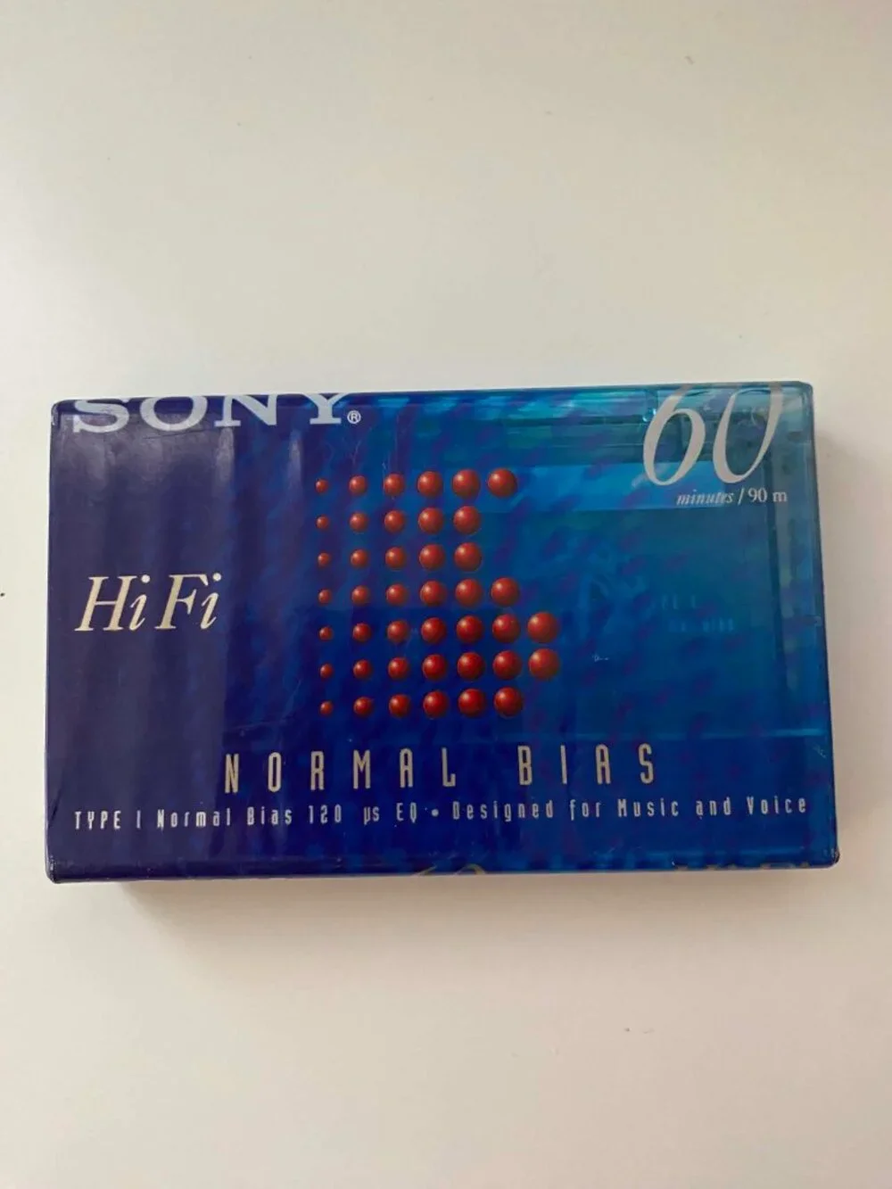 SONY HiFi 60 Mins/90m C-60HFB Blank Tape IEC I Type I Normal Bias Cassette Tape
